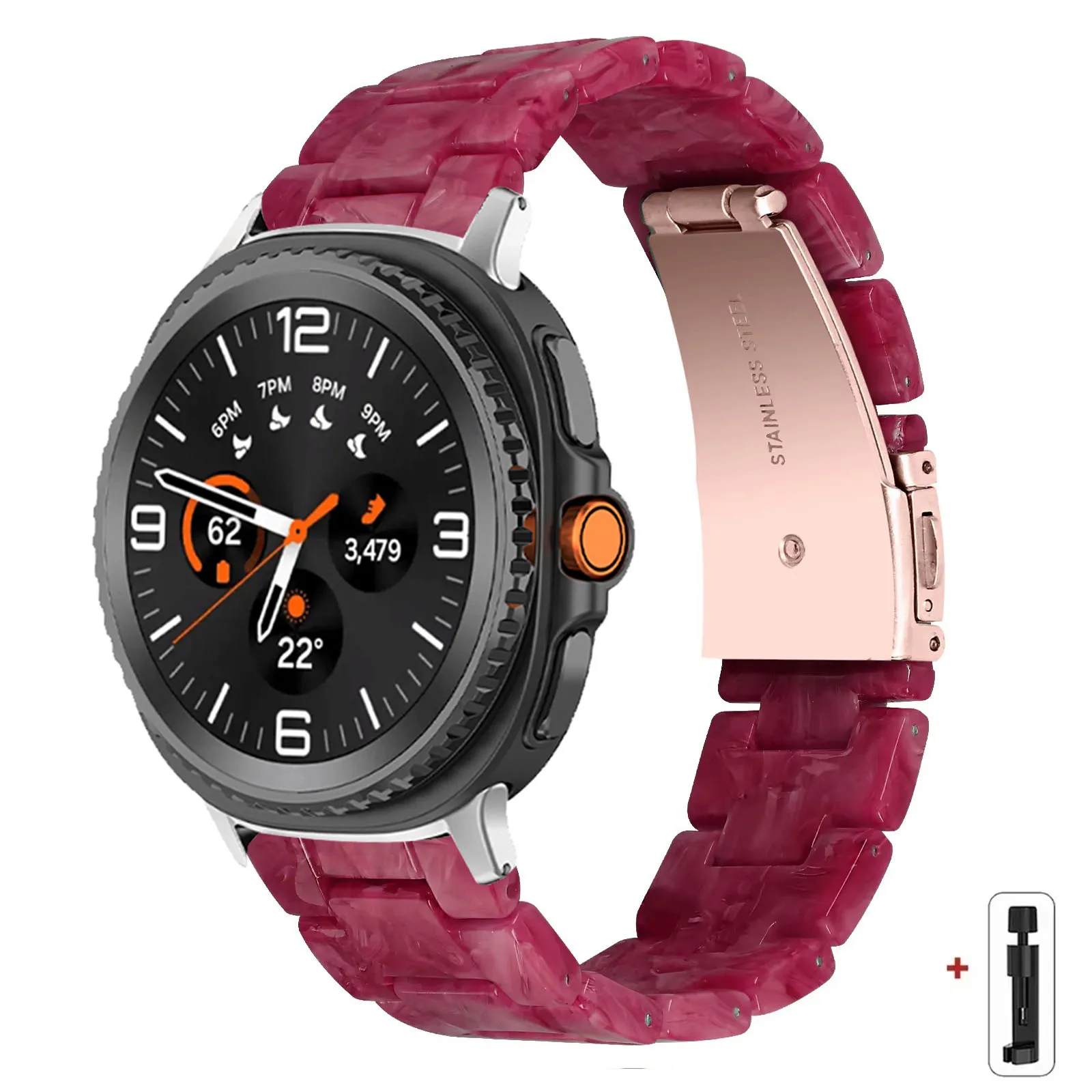 Transparent Resin Band Women's Bracelet Strap