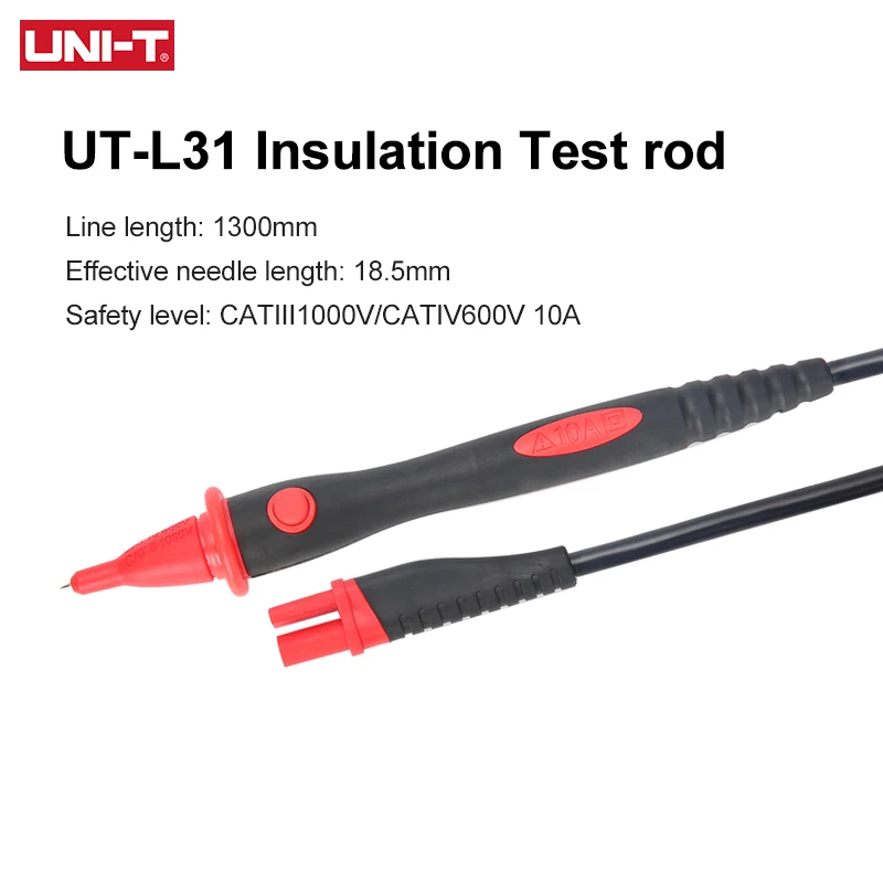 UNI T Sondes Fils D'essai UT-L31 Télécommande Sondes plus Récent Avec Commutateur Pour UT505B