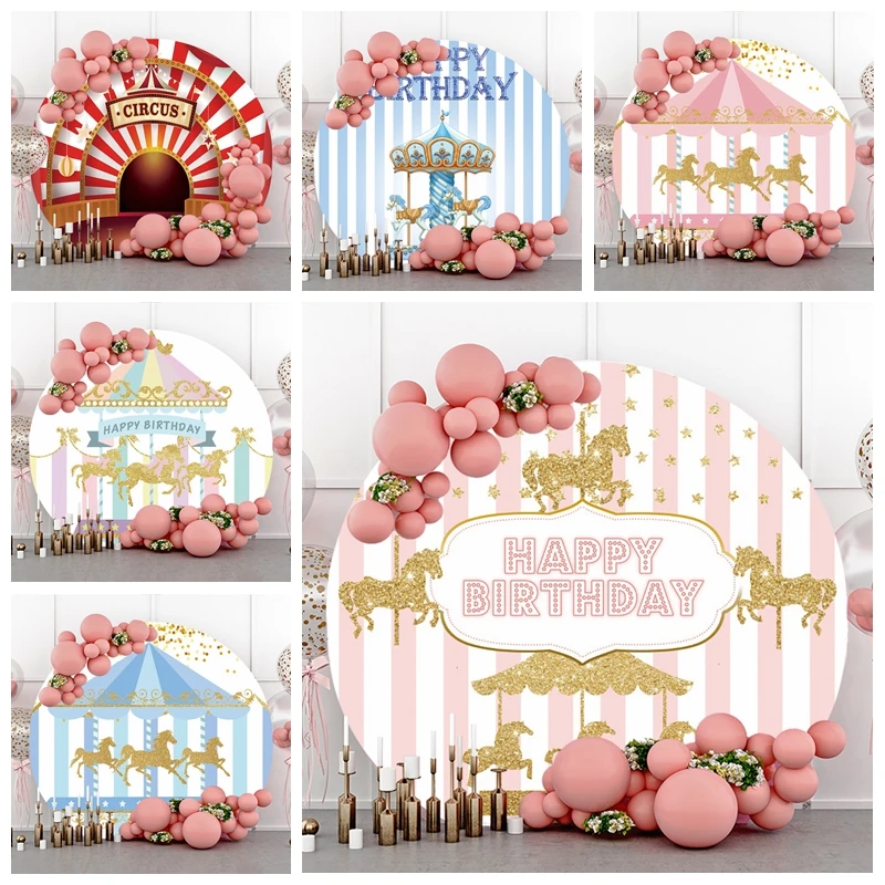 Creative Party Striscione Gigante Per Baby Shower, Giostra 50x152 Cm, In Plastica, Colorato