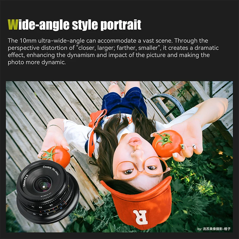 7artisans 10mm F3.5 APS-C 108mm ° カメラ用超広角固定焦点レンズ