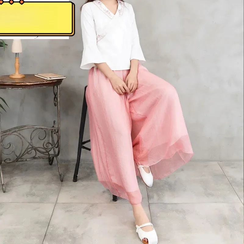 Pink cropped 88cm length