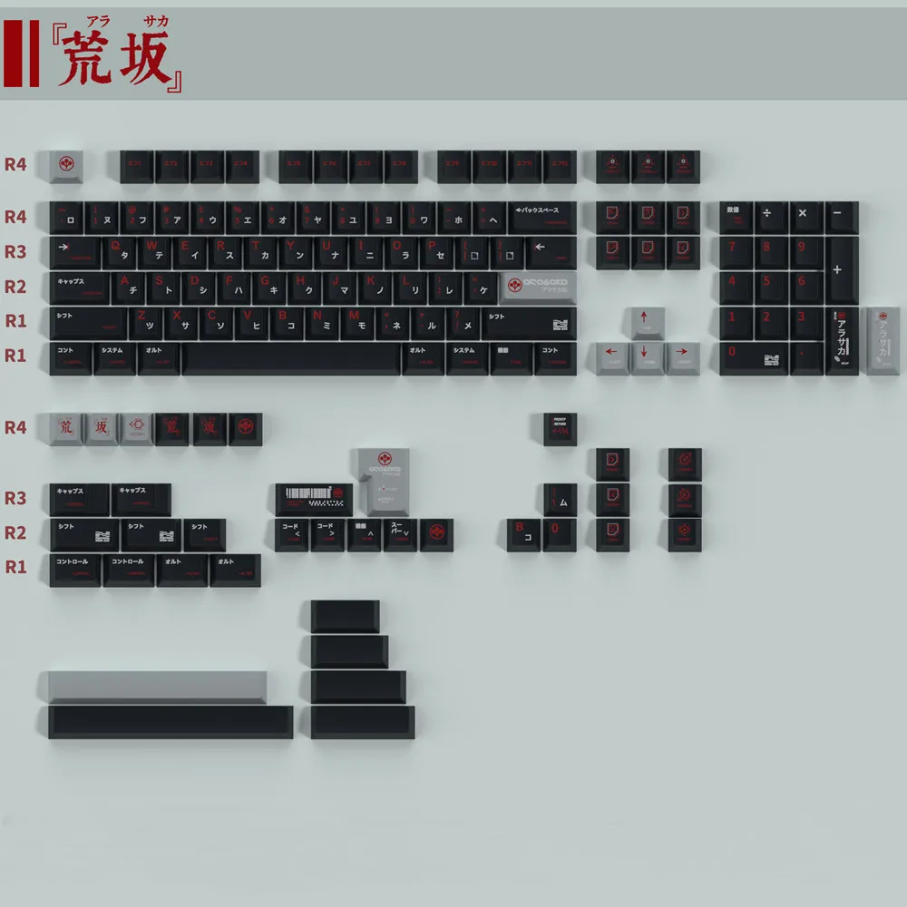 Keycap Teclado Mecânico Perfil Cereja Sublimação Dye Pbt Conjuntos Completos Iso Entrar Switches mx Gk61 Rk68 Rk87 96 104 142 Chaves