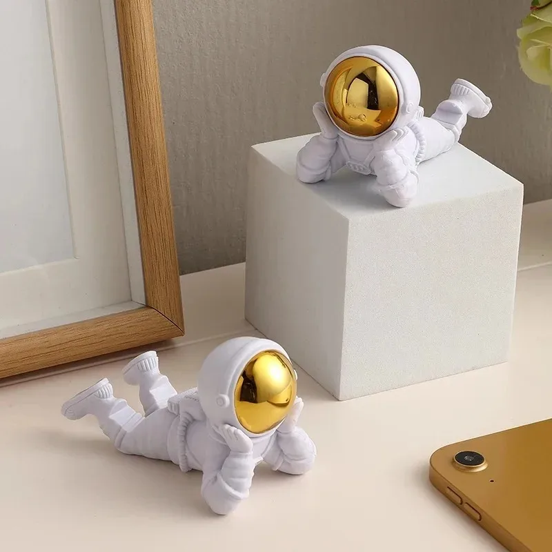 Desktop Astronaut Ornaments Spaceman Ornaments Desktop Phone Holder Home Office Decoration Astronaut Statue