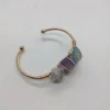 YEEVAA 1pc Natural Crystal Bracelet Irregular Raw Stone Copper Wire Wrapped Chakra Healing Balance Gemstone Bangle Jewelry Gift 4
