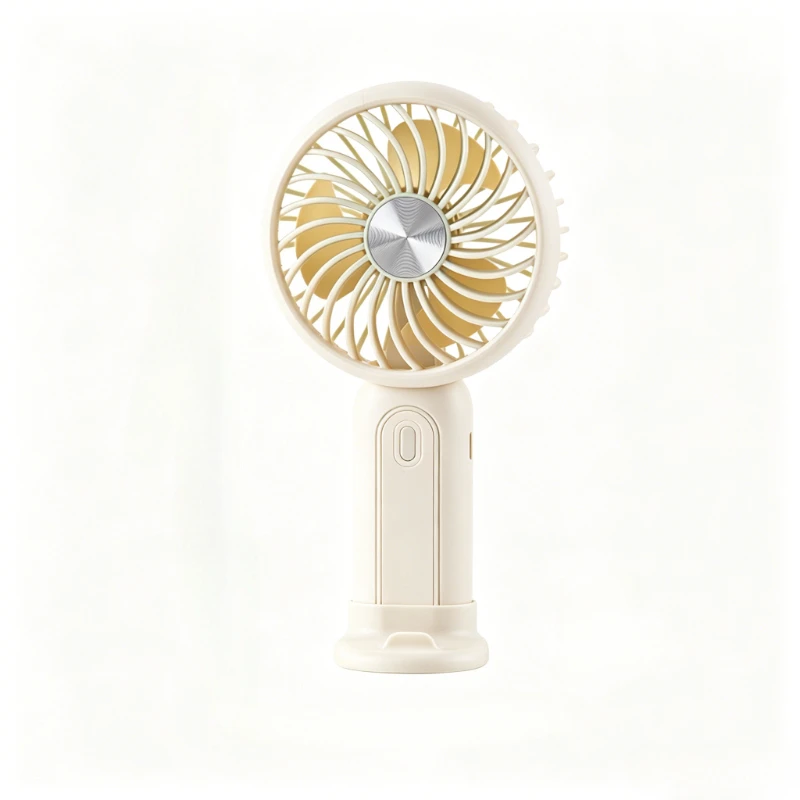 Portable USB Rechargeable Handheld Fan with Phone Holder Functionality - Compact and Multifunctional Summer Gift