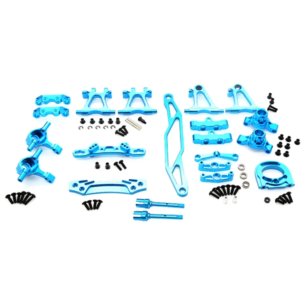 

Metal Upgrade Parts Steering Cup Front Rear Arm Shock Absorber Mount Steering Rod For RC Car TAMIYA TT02 Full Set