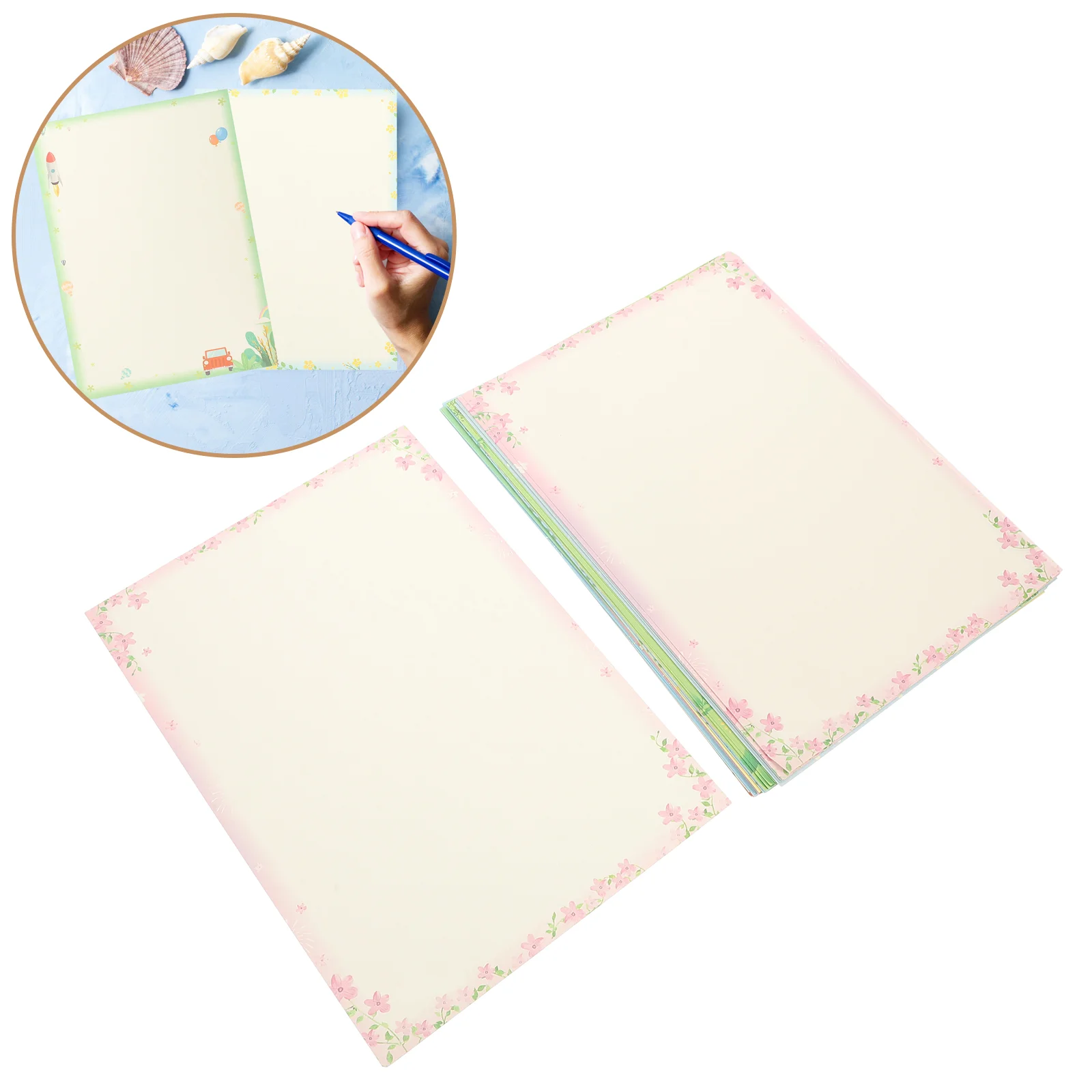 

50 Sheets A4 Lace Computer Paper Color Copy Painting Printing 1 Pack (50pcs) Papers Printer Binder Supply Delicate