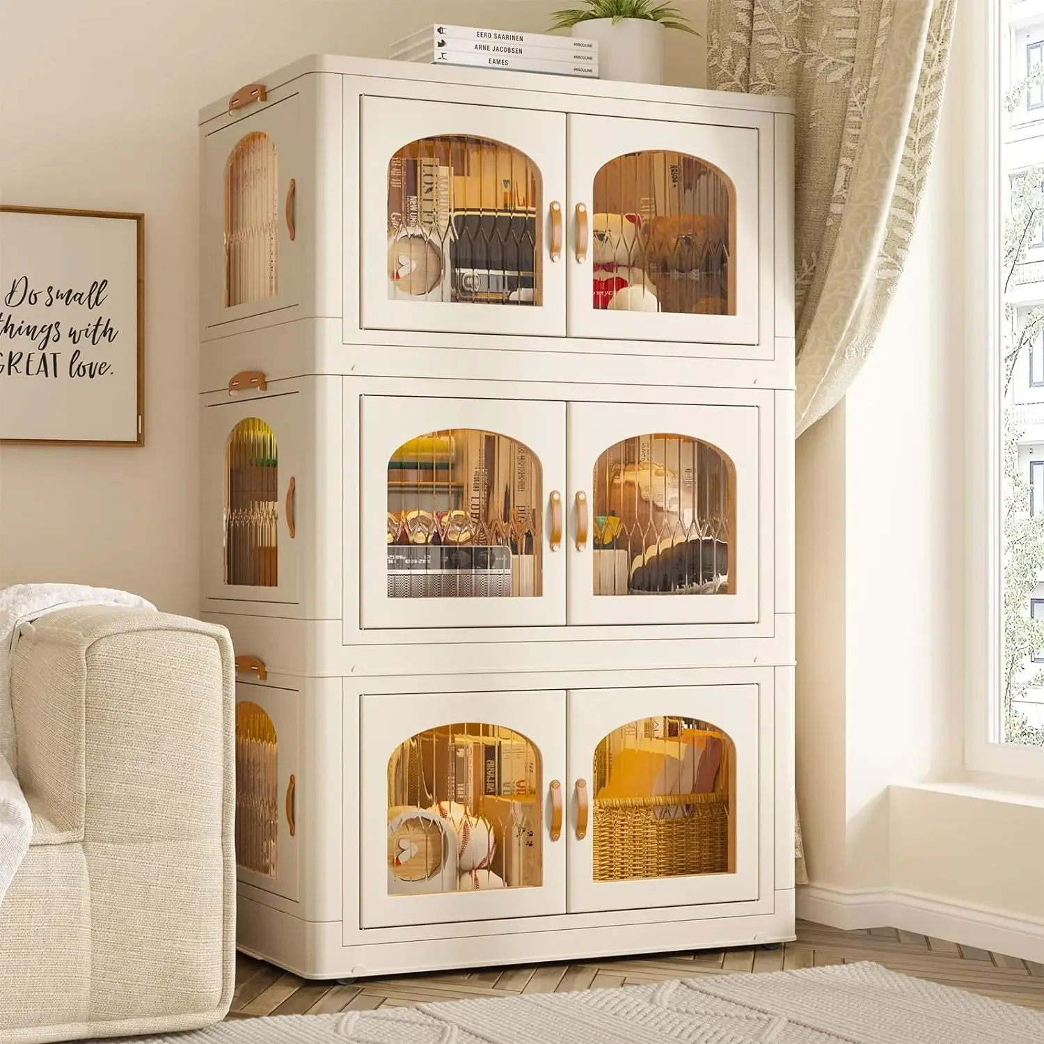 Storage Bins with Lids Stackable Bins with Wheels Large Storage Bins Containers for Closet Organizers and Plastic Drawer