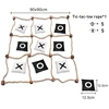 Giant Tic -Tac -Toe Outdoor Game Instant Setup, No Assembly Bean-Bag Toss Games Set,Giant -Yard Games For Adults 6