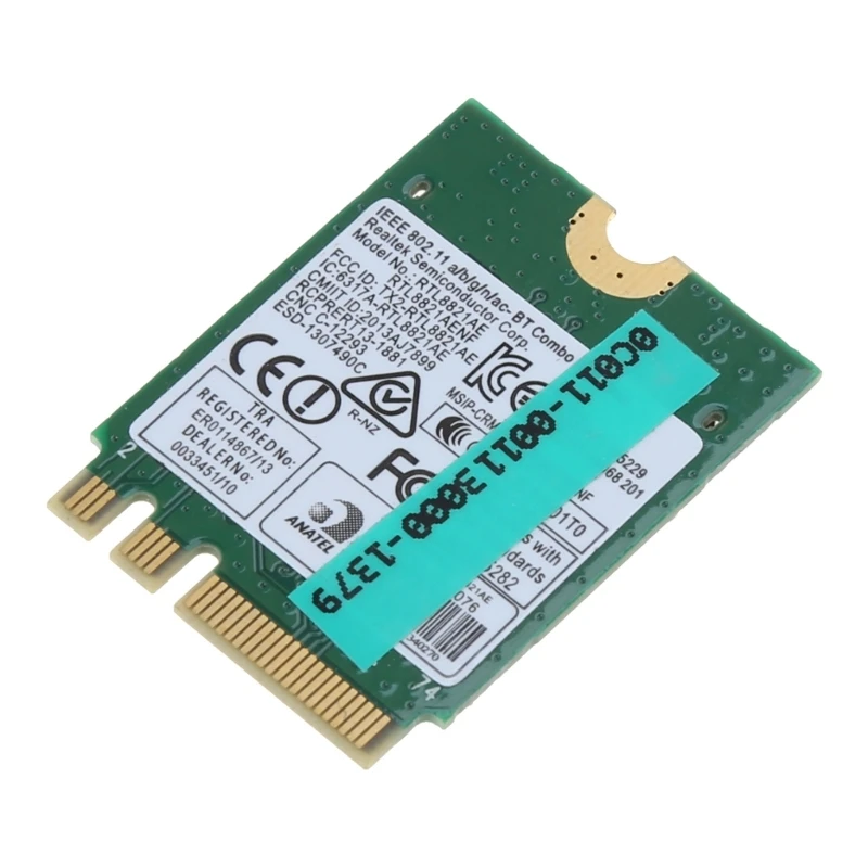 

433Mbps RTL8821AE Wifi Card Dual Band Wireless WiFi Network Card 802.11a / / BT-Compatible Wifi Card for Realtek P9JB