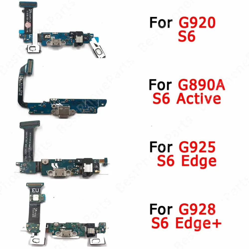 

For Samsung Galaxy S6 Edge Plus Active G920 G925 G928 G890 Charging Port Plate Ribbon Socket Usb Connector
