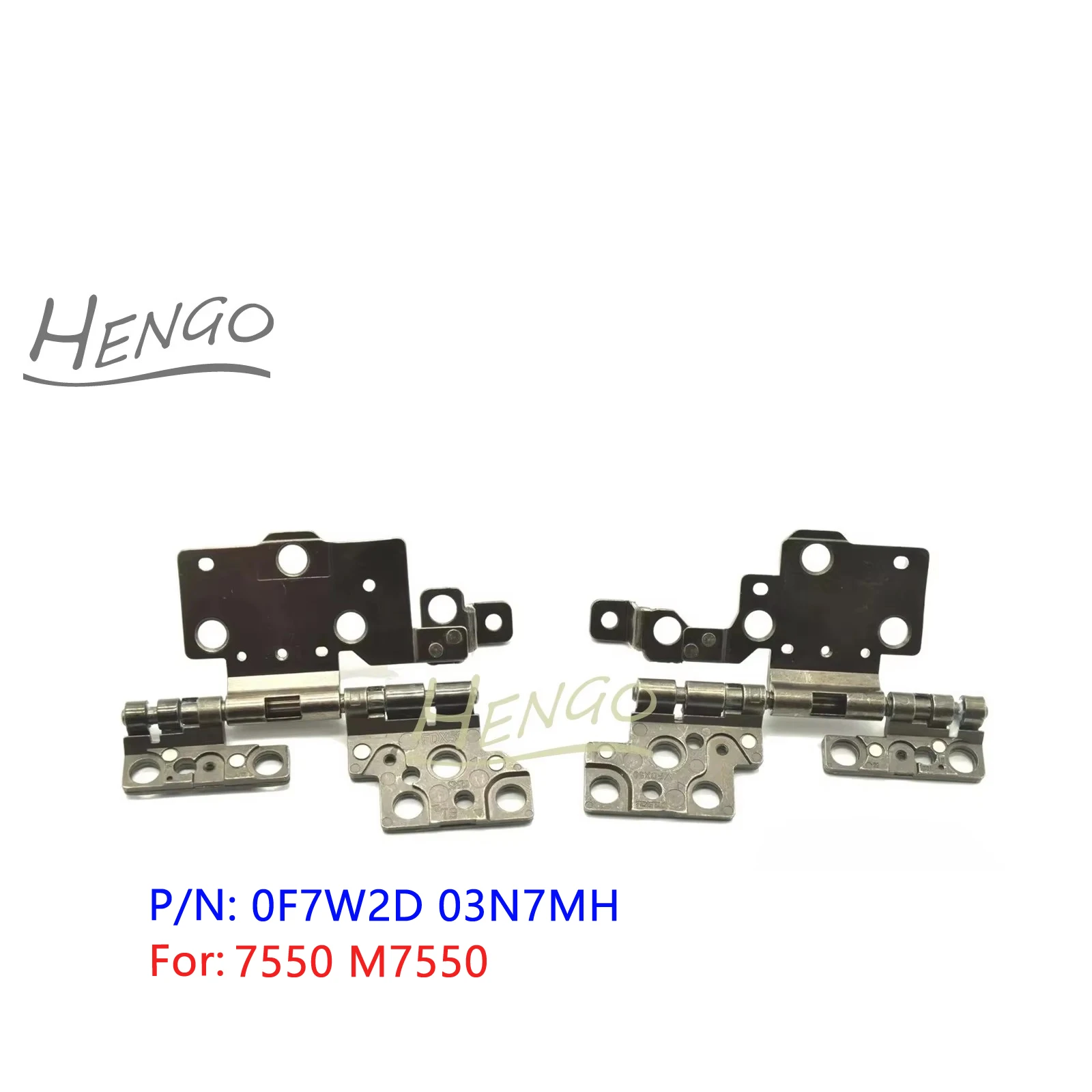 새로운 정밀 7550 M7550 FDX50 노트북 Lcd 힌지 스크린 힌지 L&R 0F7W2D 03N7MH