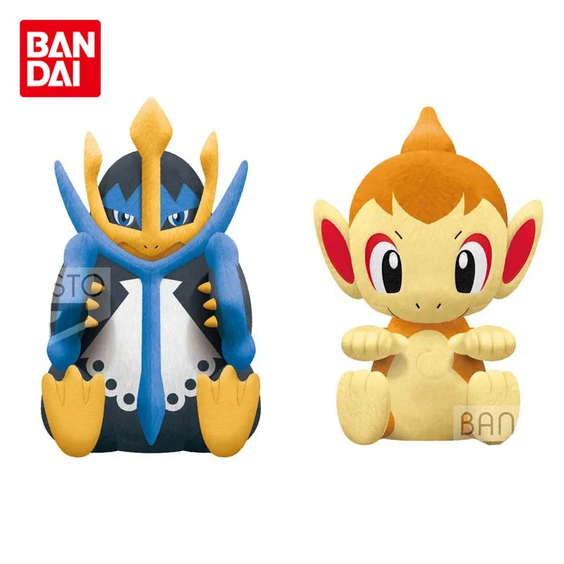 Оригинальная игрушка Bandai в виде покемона чимчара Empoleon Kawaii Аниме фигурки героев