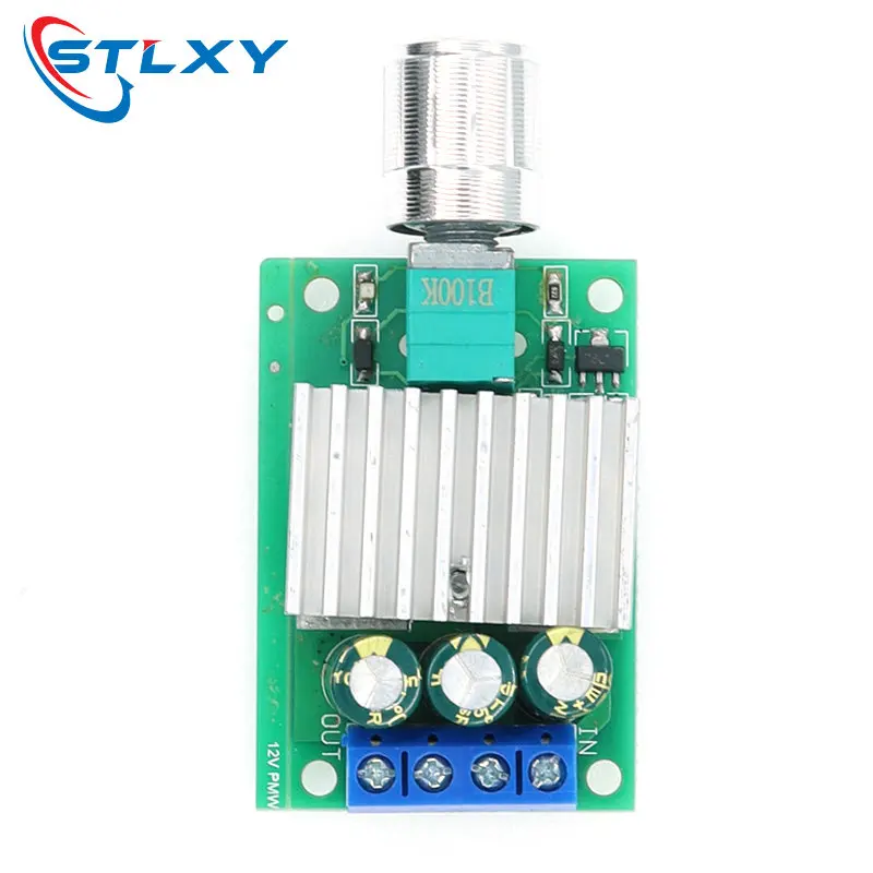 10A 12V-30V PWM DC Motor Speed Controller 12V 24V Adjustable Speed Regulator Dimmer Control Switch Fan Motor LED Light
