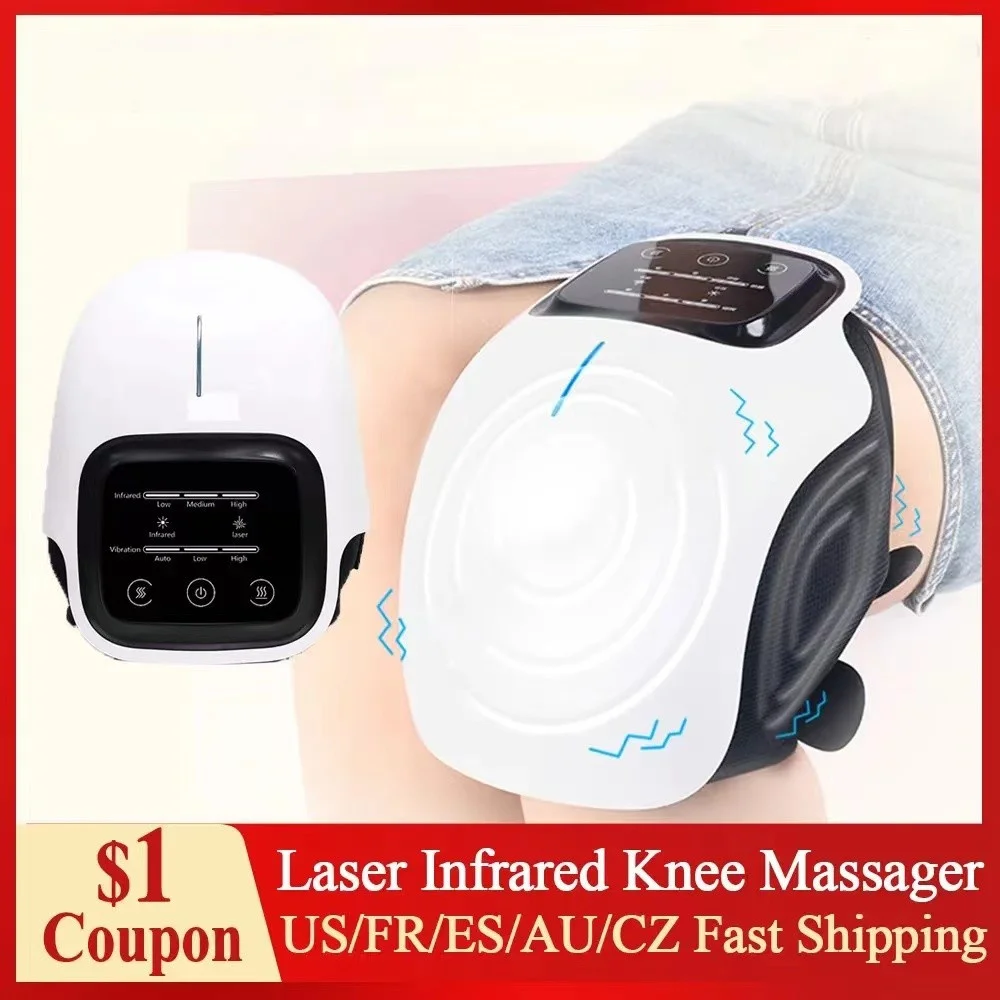 Smart Hot Compress Knee Relaxing Massager Kneecap Treasure Laser
