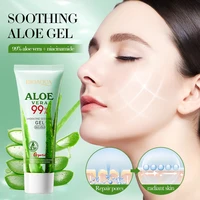 Gel apaisant à l'aloe vera BIOAOUA pour le visage et le corps, hydratant, réparateur, soulagement des coups de soleil, soin contre l'acné, pour peaux sensibles 2