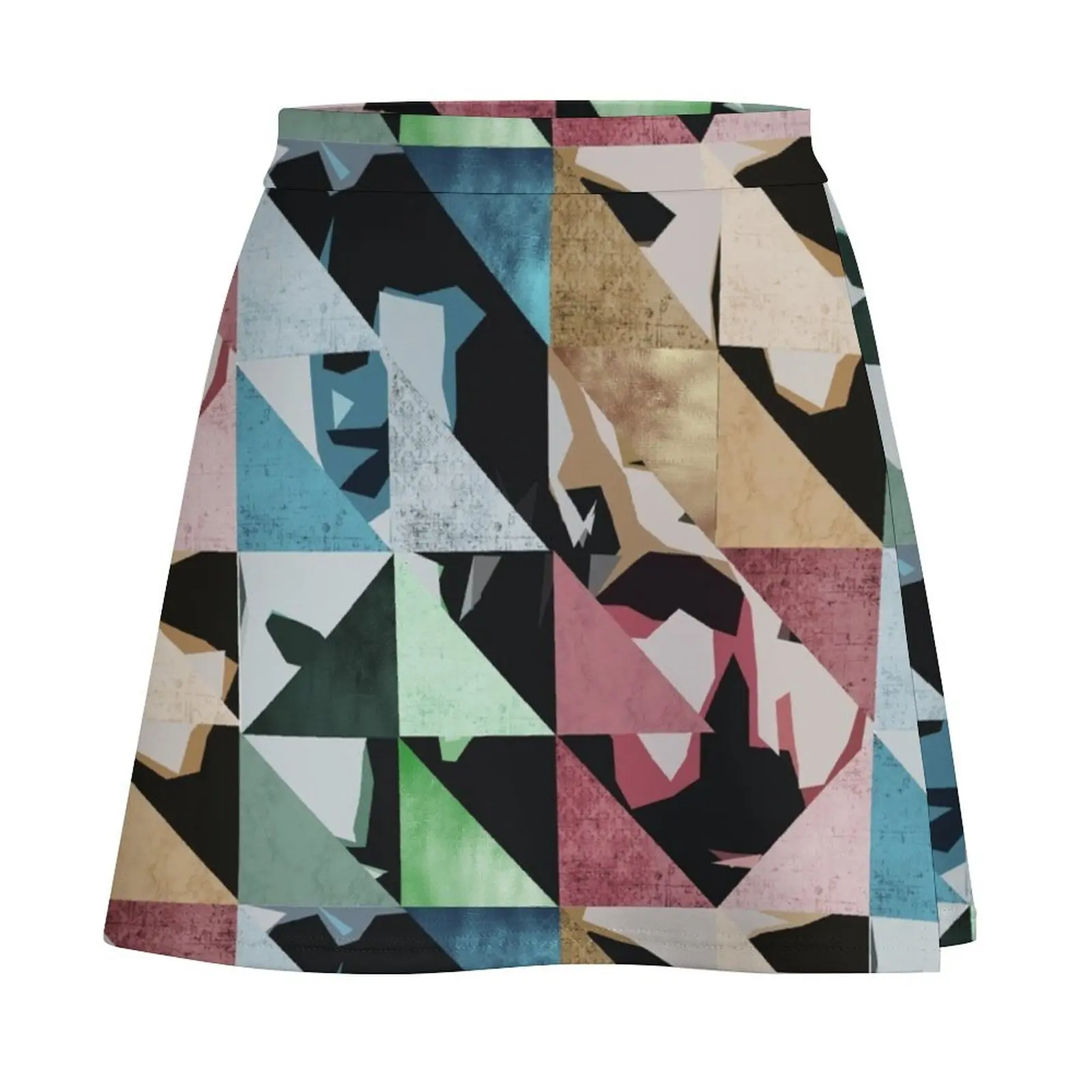 u2 pop triangles - pattern Mini Skirt japanese style festival outfit women kawaii clothes clothes for woman