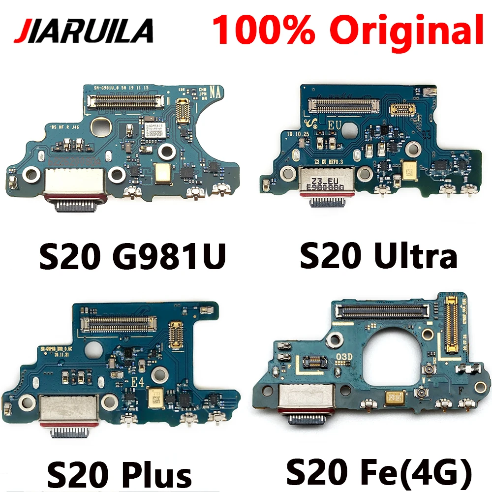 

10Pcs/Lots Original New USB Charging Port Connector Flex Cable For Samsung S21 Ultra S20 Plus S20 Fe 4G 5G G780 G781V G781B G981