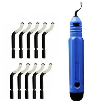 Taglierina per bava Coltello per rifilatura Raschietto Strumento per sbavatura Taglierina per bordi fai-da-te Punta per router Rotary Sbavatura Tubo Alesatore Parti di utensili Coltello per rifilatura