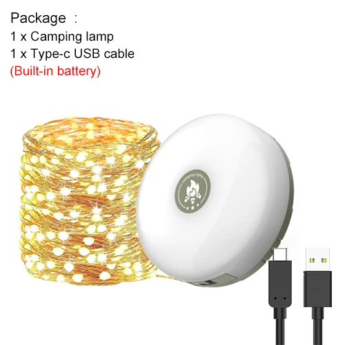 KXK-828 COB XPG LED Camping Light 250LM 8 Light Modes 5-12H