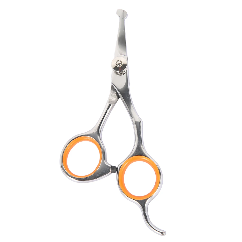 Professional Pet Hair Scissor Stainless Steel Durable Safety Rounded Tips Cat Dog Hair Cutting Tools Pets Grooming Scissors 1Pc dog grooming scissors dog grooming scissors kit