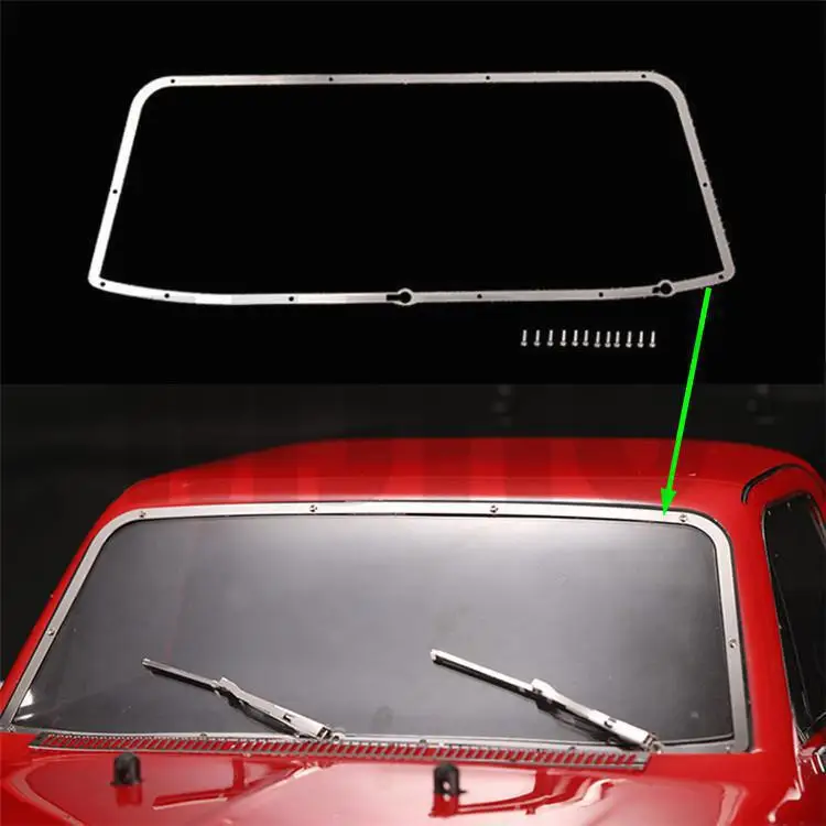 

TRX4 Blazer Front windshield metal frame decorative strip for Trax TRX4 TRX-4 T4 K5 #82076-4