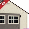 2025-hot8’x10’ Tremont Resin Shed, Vanilla & Slate – Backyard Storage Unit with Skylights, Reinforced Floor & Double Doors 1