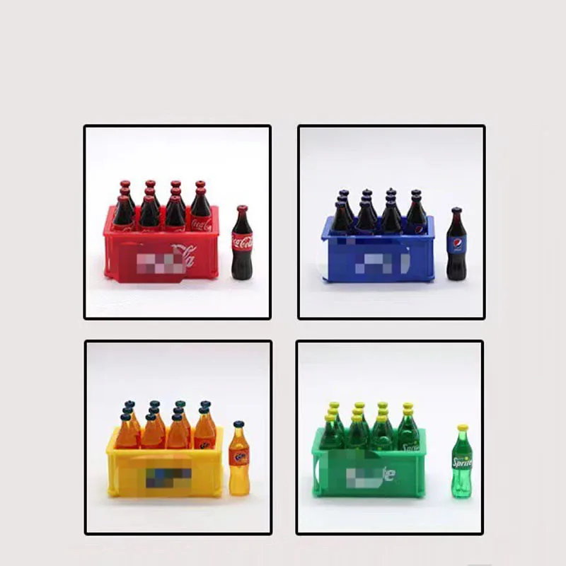 

Cute Miniature Dollhouse Mini Drinks Bottle for 1:12 Dolls Toy Dollhouse Decoration Part Kids Toy Pretend Play Gift