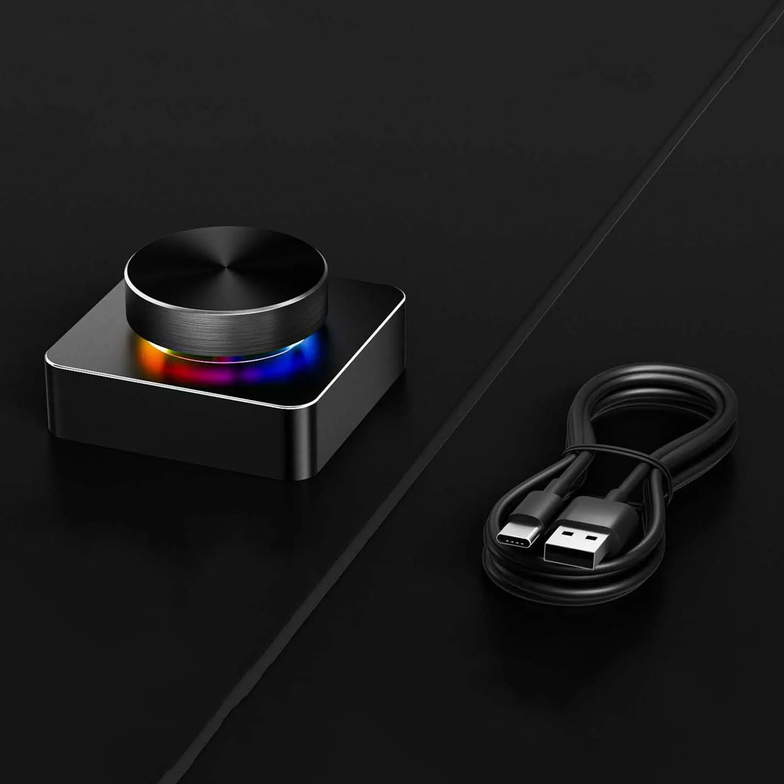 USB 볼륨 조절 손잡이 조절기 Win7/8/10/XP/Mac용 회전식 조절 손잡이