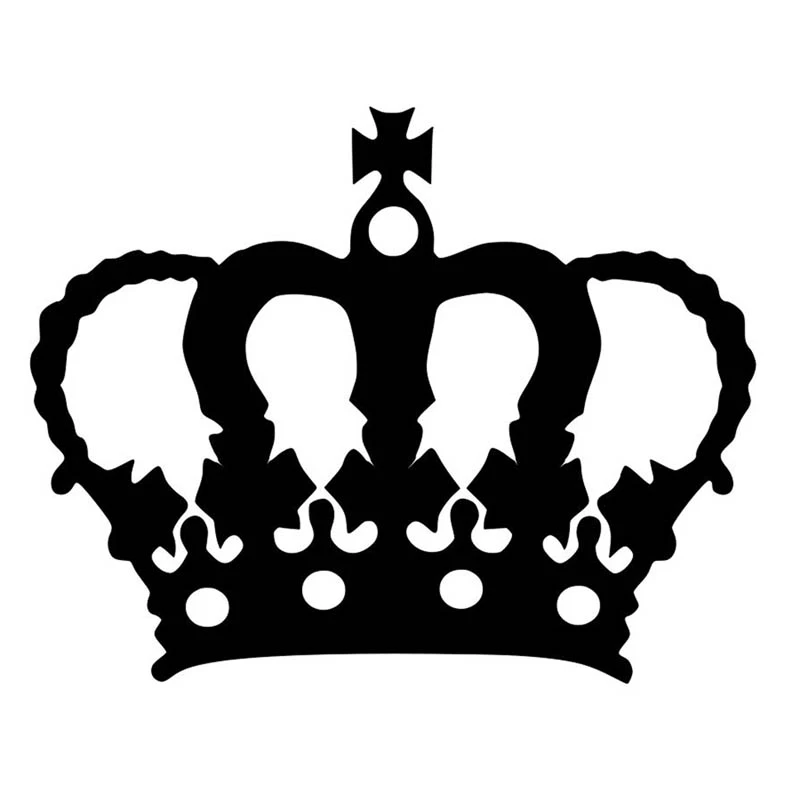 

Индивидуальные модные автомобильные наклейки Crown, ПВХ Наклейки на мотоцикл, ноутбук, автомобильные наклейки, фургон, бампер, окно, внешние аксессуары, высокое качество