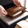 Walnut Wood Tissue Box Bedroom Brief Tissue Case Storage Wooden Portable Napkin Boxes Organiser Modern Kitchen Accessories 2