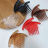 2/50PCS 7 Teeth PC Material Plastic Hair Combs Headdress Comb with Teeth Insert Comb Lady Hair Accessories