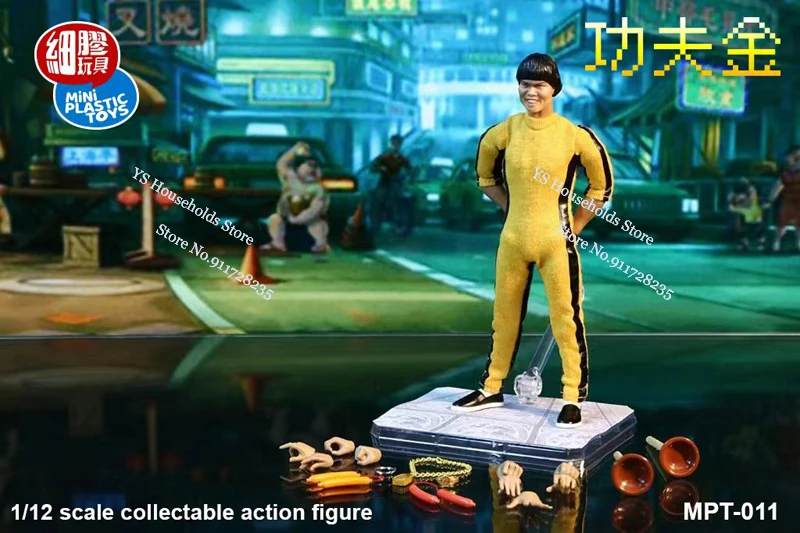 미니 플라스틱 장난감 1/12 MPT011 쿵푸 진 MPT-012 미스터 장 MPT-013 복서 청 MPT-014 마스크 리우 디자인 이동식 6 인치 피규어