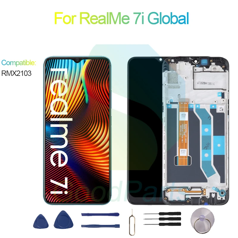 

Замена экрана для RealMe 7i 2400*1080 Для RealMe 7i Global LCD сенсорный дигитайзер