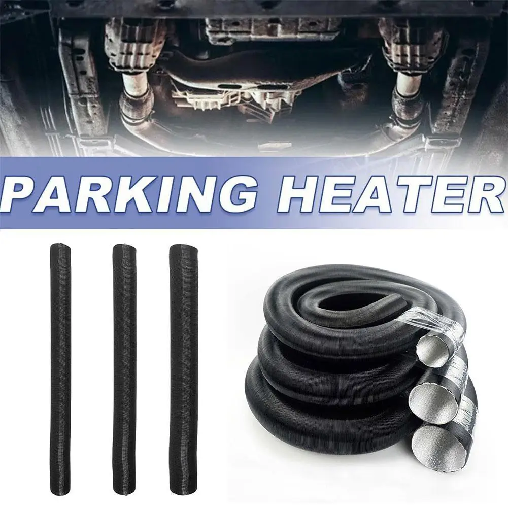 25mm 42mm 60mm 75mm Diameter 100-500cm Length Air Diesel Parking Heater Duct Tube Hose Compatible With Webasto Eberspacher Car Motorhome Heating (Color : 60mm Length 180cm