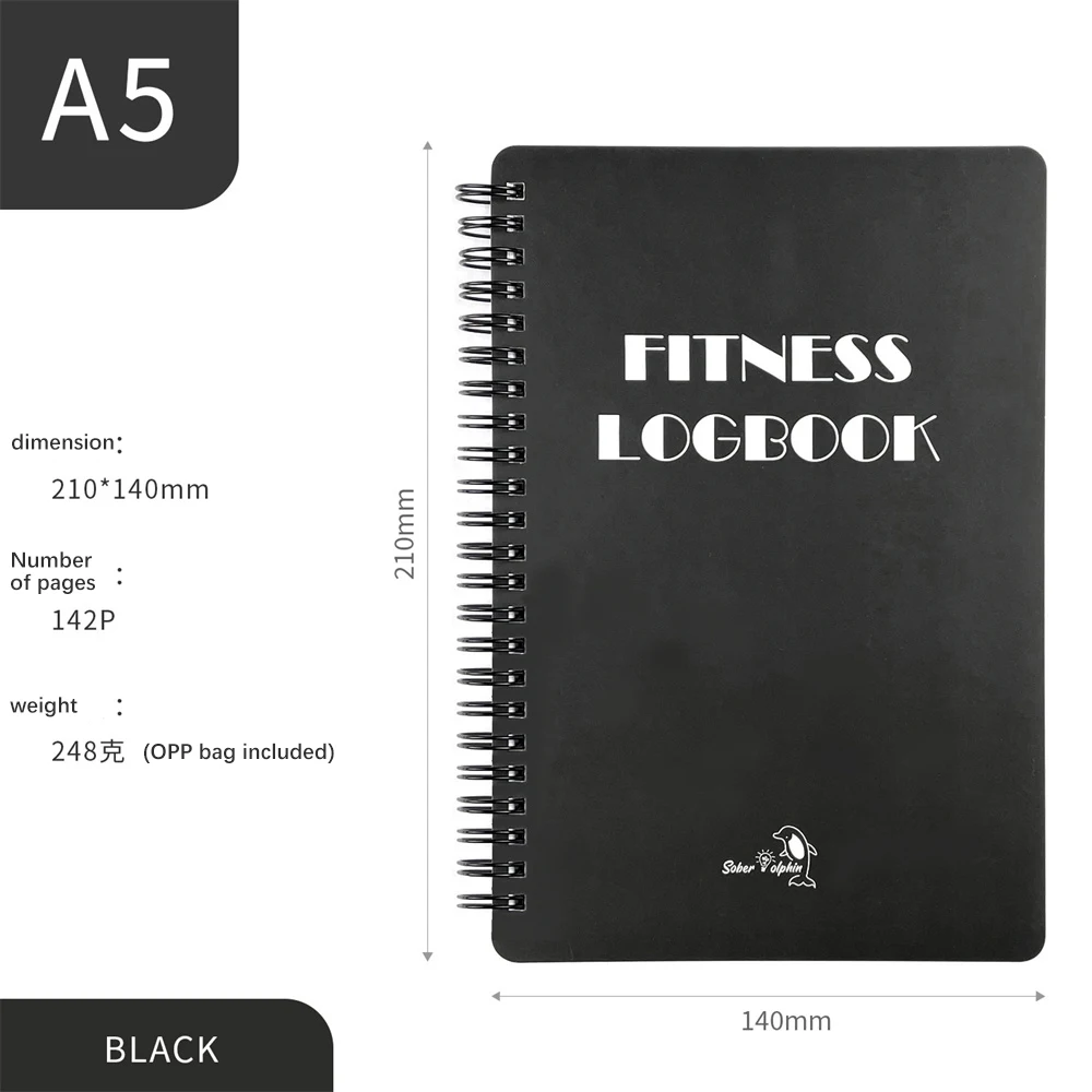

Журнал B034, стильный журнал для тренировок для мужчин и женщин, Хорошо спроектированный, высокого качества, 71 страница, новый журнал для фитнеса