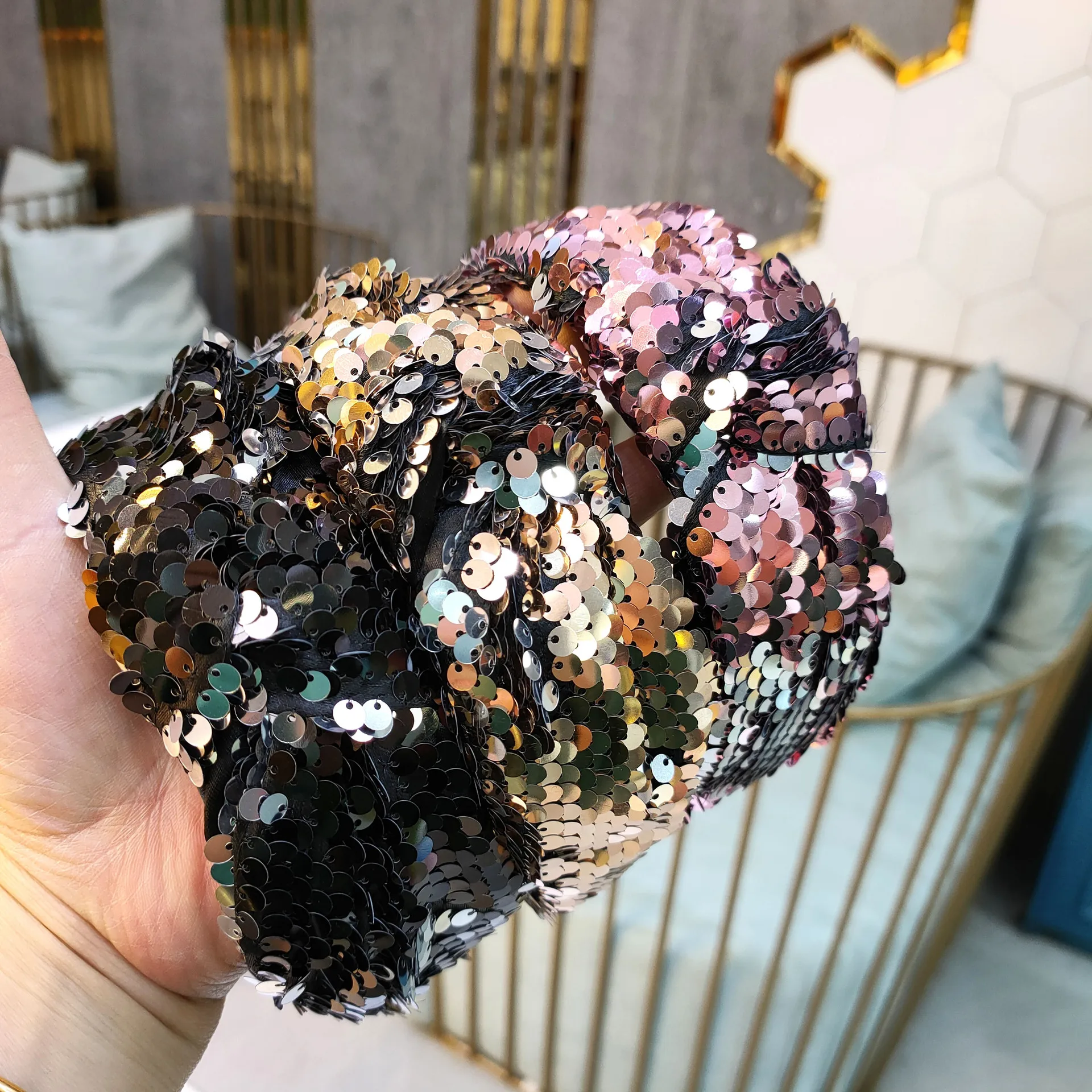 Fascia Per Capelli Con Strass Viola E Cristalli A Forma Di Fiore, Accessorio Elegante Per Donne E Ragazze, Ideale Per Feste E Cerimonie