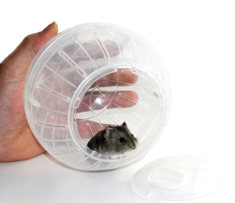 Plastic Pet Rodent Mice Jogging Ball Hamster Exercise Ball Hamster Toy Gerbil Rabbit Rat Exercise Balls Play Pet Toys Home Hamster Supplies