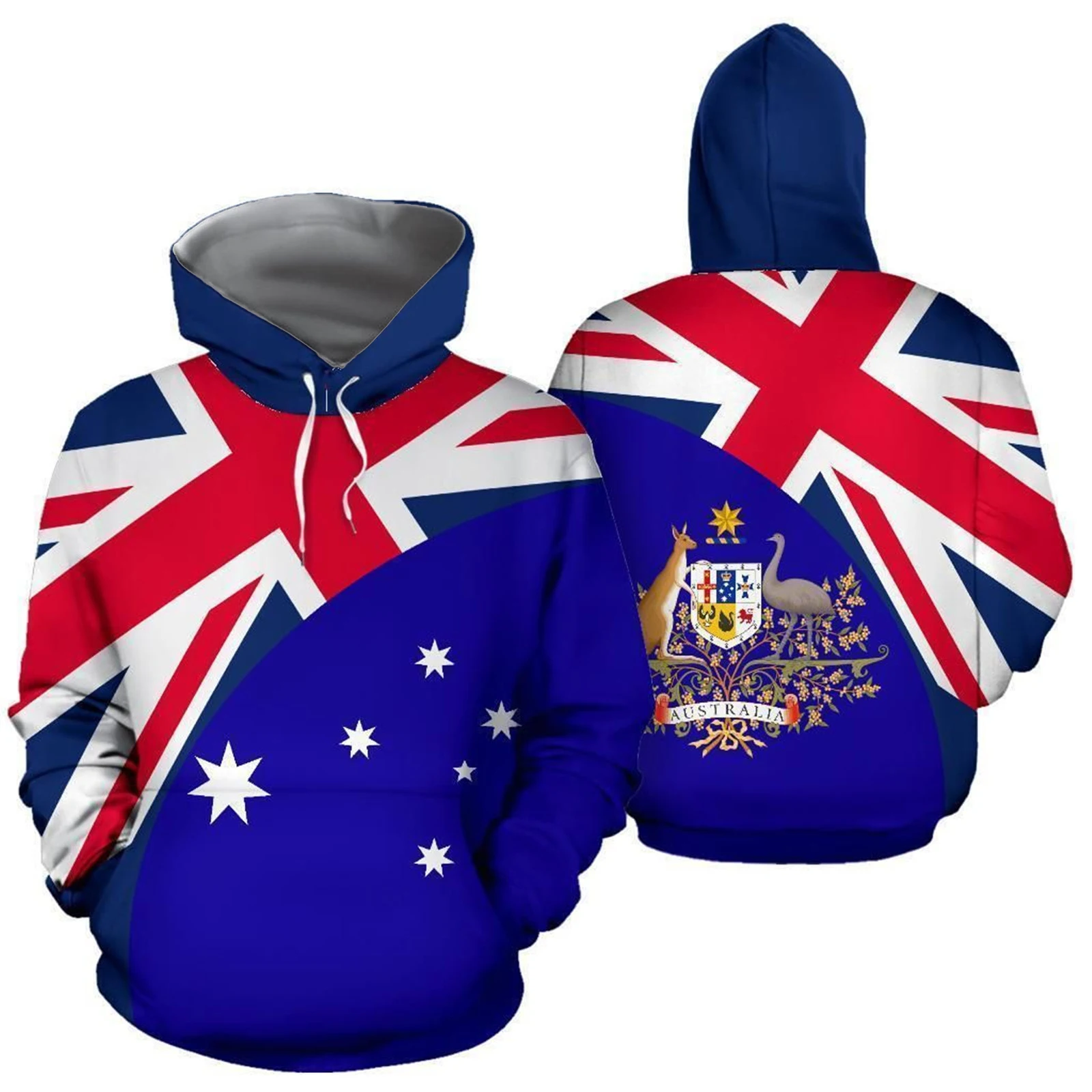 HX American By Birth Hoodies Irish By The Grace of Gods Printed Hoodie Fashion Swearshirts Coats Pullovers Tops Dropshipping