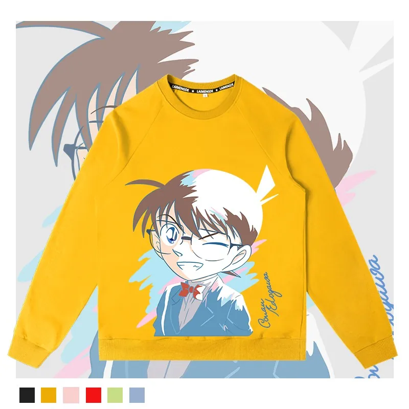 

Famous Detective Conan Joint Crewneck Hoodie Male Two Yuan Strange Thief Kidde Kudo New A Haihara Ai Anime Clothes