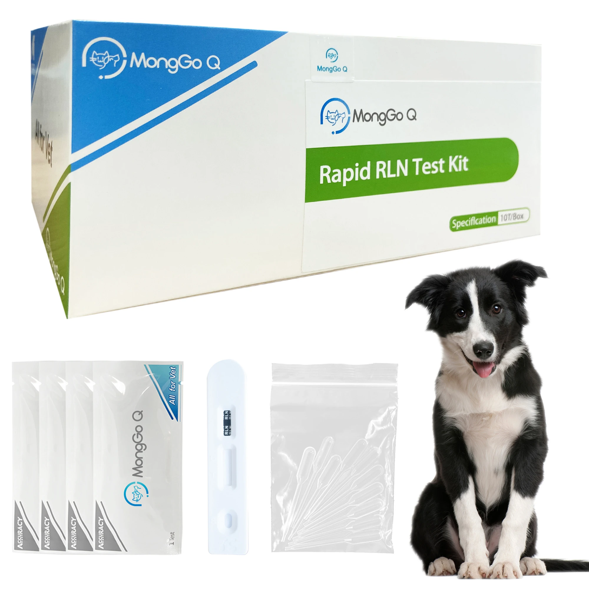 10 Pcs Dog Pregnancy Pregnant Test Strips Kit Canine Relaxin Test Supplies Fast & Accurate For