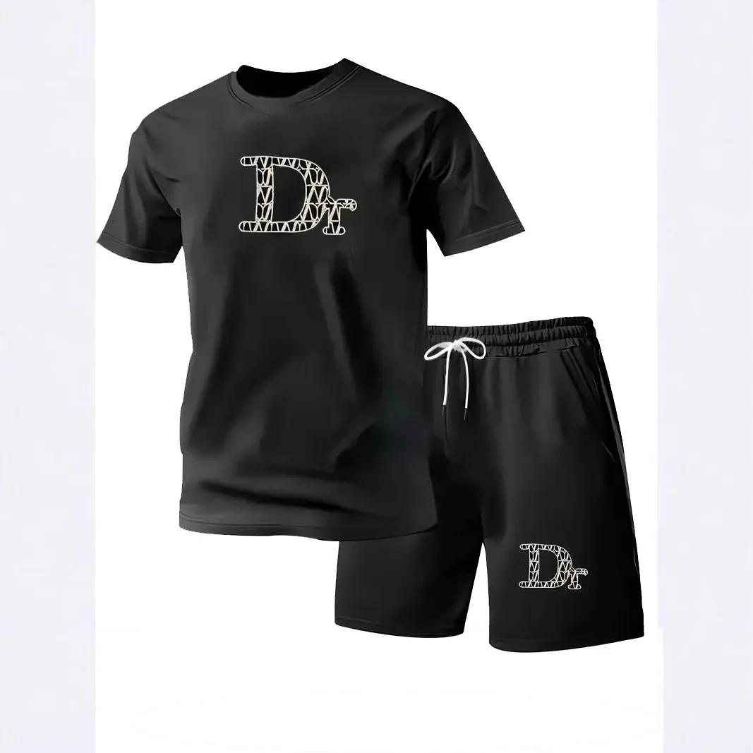 Ensemble sport homme t-shirt short séchage rapide