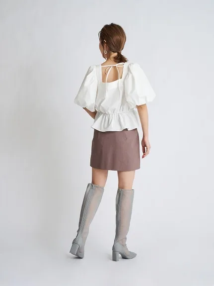 wrap skirt GKGJ New Fashion Spring Summer Solid Slim Folds Above Knee Sexy Mini Skirts Womens Clothing Faldas Temperament Korean Style Japan Style Jupe tutu skirt