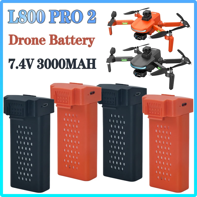 Description Picture 2 of itemOriginal Battery 7.4V 3000mAh For L800 Pro2 Drone Camera Professional FPV For L800Pro2 Drone Lipo Battery Accessories