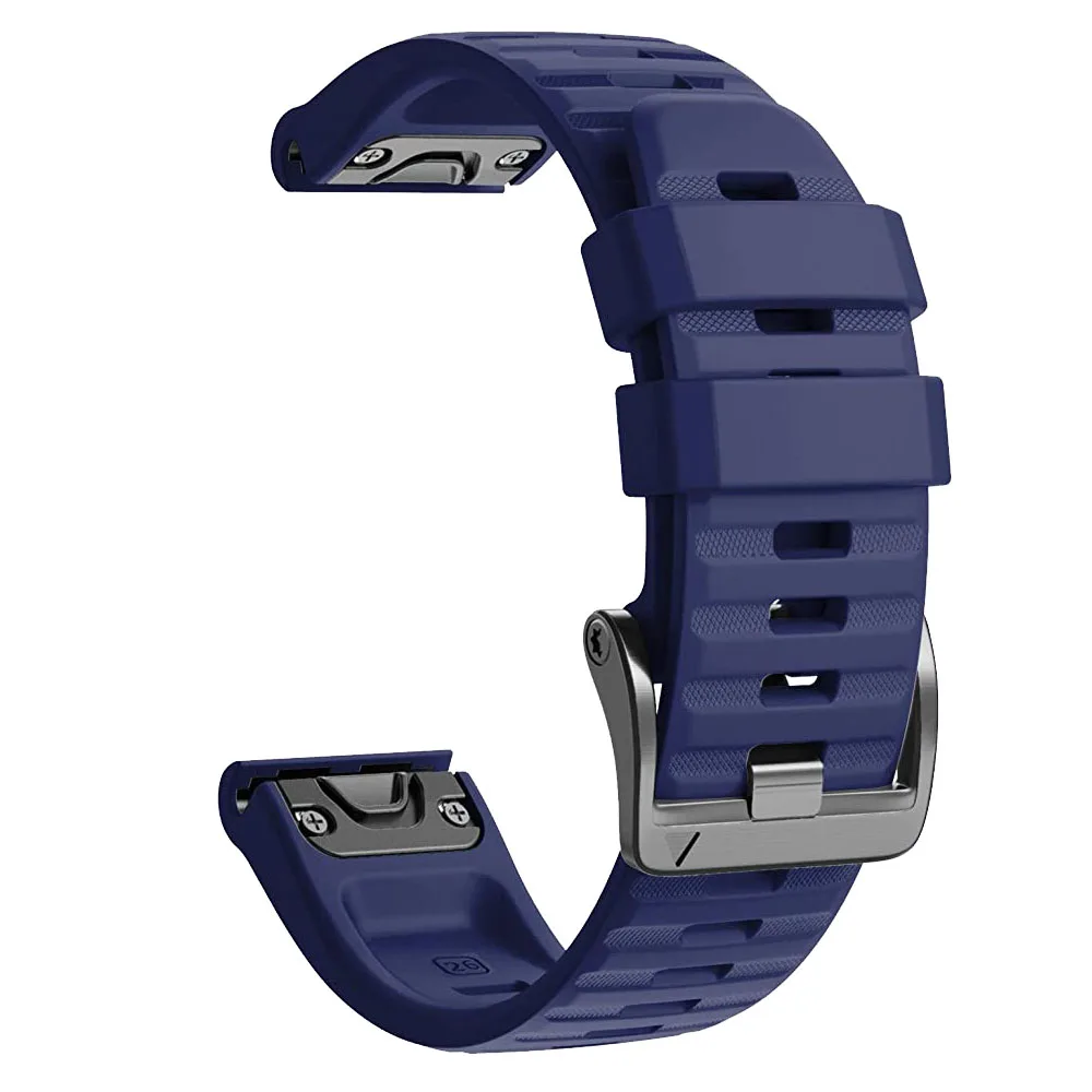 Enhanced Silicone QuickFit Watchband Strap – 22mm/26mm Adjustable Easyfit Wristband