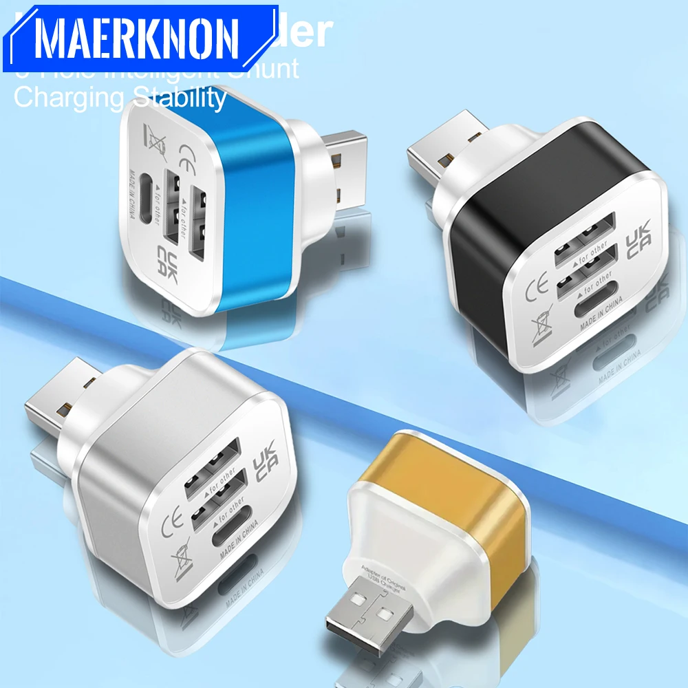 USB 3.0 Type-C Data Adapter Type C 10A OTG USB C Male To Female Converter For Macbook Xiaomi Samsung S23 Fast OTG Connector