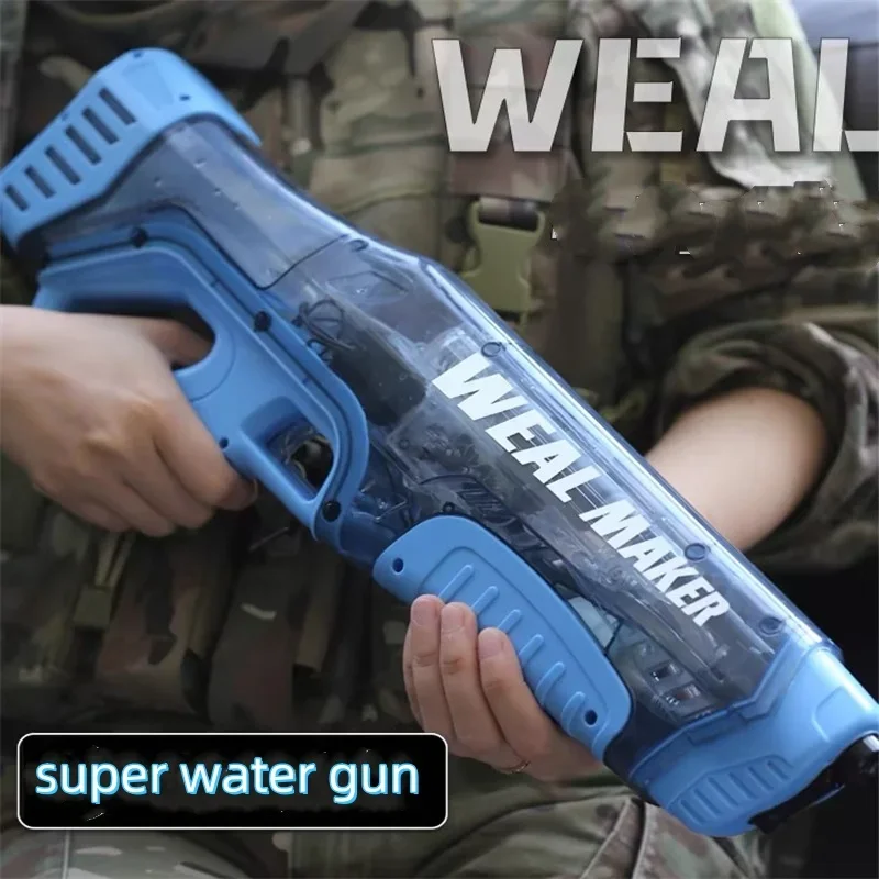 물총 장난감 Automatic Water Gun Toys Big Capacity High Pressure Water Blaster Pistol Soaker Guns Outdoor Pool Toys For Boy Kids Adult 3