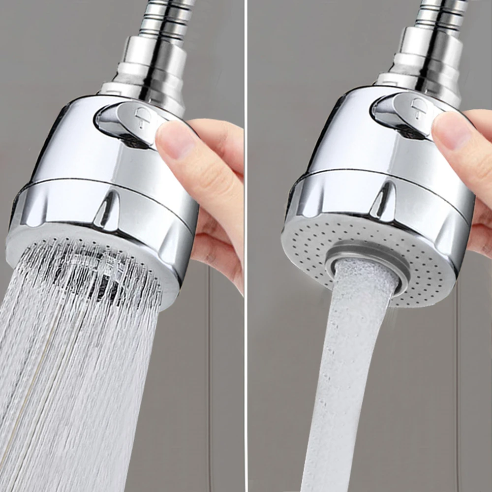 Dual Mode Kitchen Faucet Aerator 360 Degree Swivel Adjustable Sprayer Filter Diffuser Water Saving Nozzle Bath Faucet Connector