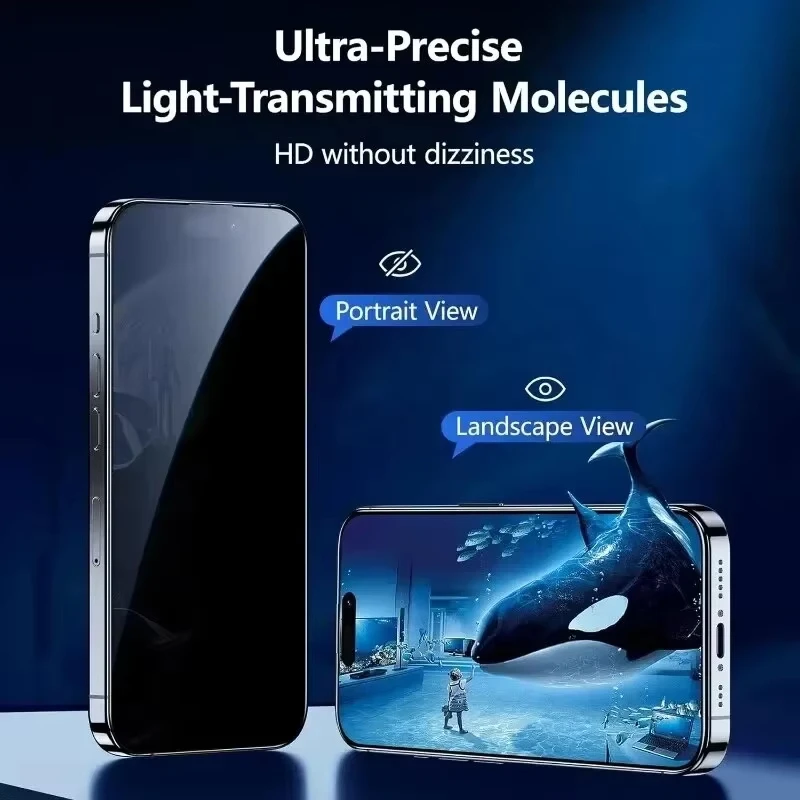 Anti Spy Glass Privacy Screen Protectors for iPhone 16 11 12 13 14 15 PRO MAX Plus X XS MAX XR