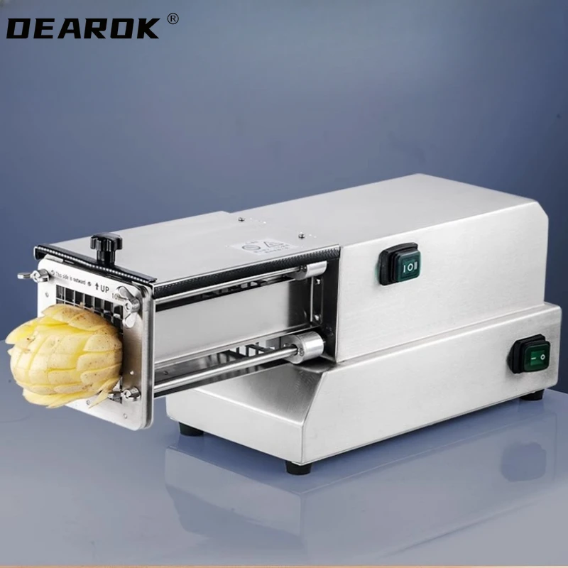 Household Vegetable Cutter Carrot Potato Shredder Electric Chip Slicer Stainless Steel Cucumber Diced Machine 550X250X250mm